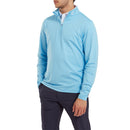 FootJoy Glen Plaid Print Chillout Pullover - Blue Sky