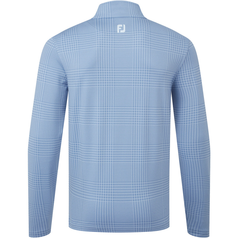 FootJoy Glen Plaid Print Chillout Pullover - Storm