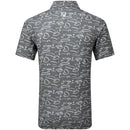 FootJoy Golf Course Doodle Print Polo Shirt - Gravel