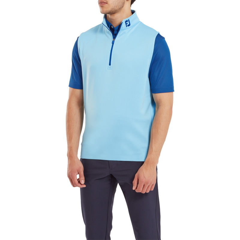 FootJoy Half-Zip Vest - Blue Sky