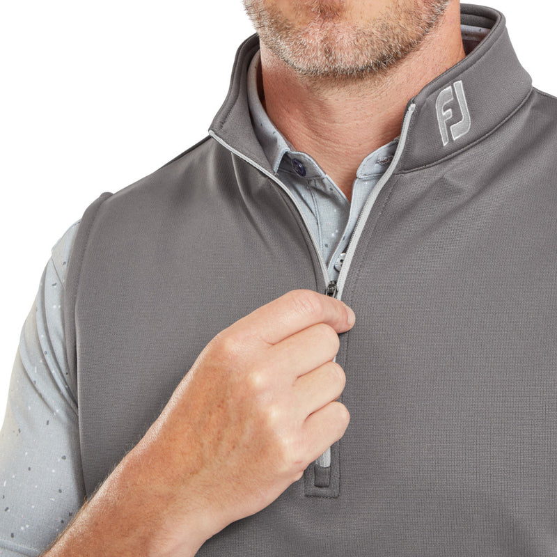 FootJoy Half-Zip Vest - Gravel