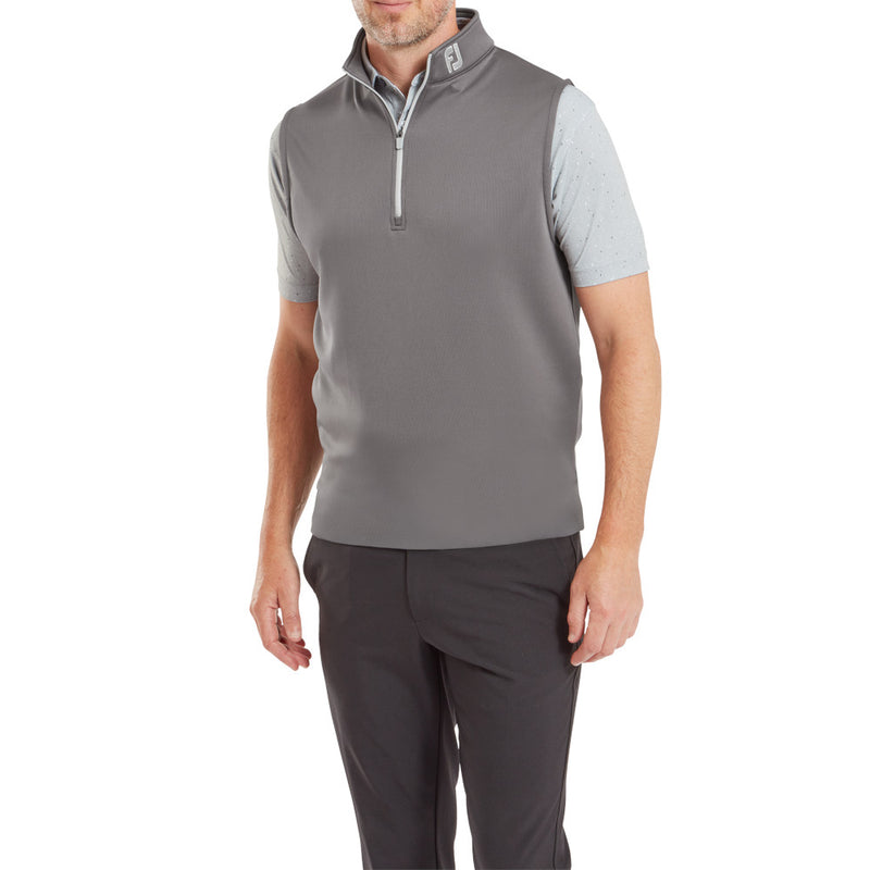 FootJoy Half-Zip Vest - Gravel