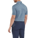 FootJoy Heather Lisle With Trim Polo Shirt - Navy