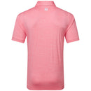 FootJoy Heather Lisle With Trim Polo Shirt - Pink Lemonade