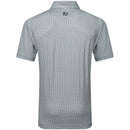 FootJoy Houndstooth Geo Lisle Polo Shirt - Grey