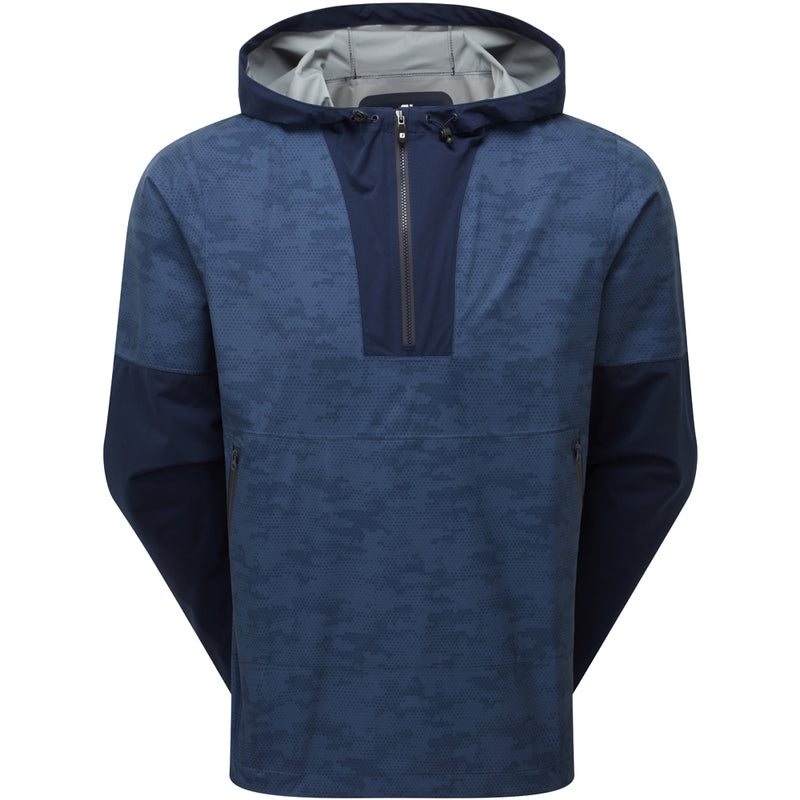 FootJoy HydroLite X Waterproof Hoodie Suit - Navy Camo/Black