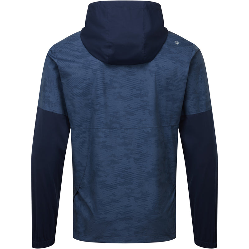 FootJoy HydroLite X Waterproof Hoodie Suit - Navy Camo/Navy