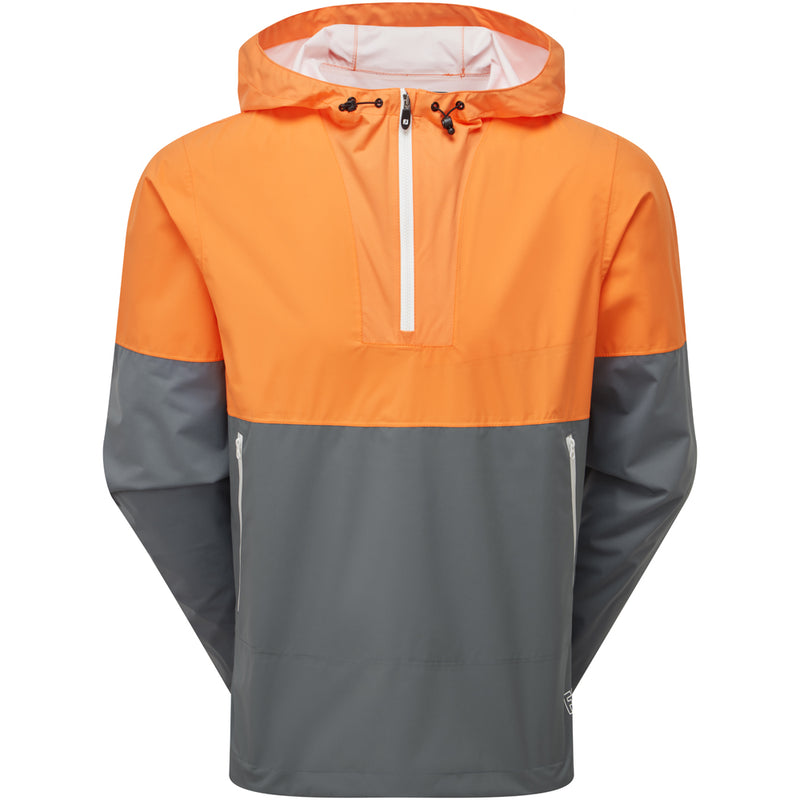 FootJoy HydroLite X Waterproof Hoodie Jacket - Solar/Basalt