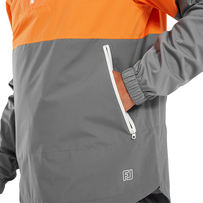 FootJoy HydroLite X Waterproof Hoodie Jacket - Solar/Basalt