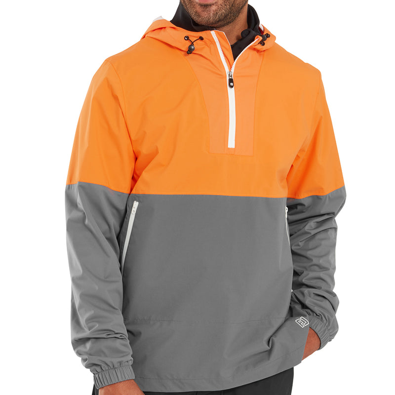 FootJoy HydroLite X Waterproof Hoodie Jacket - Solar/Basalt
