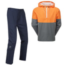 FootJoy HydroLite X Waterproof Hoodie Suit - Solar/Basalt/Navy