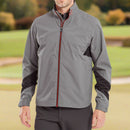 FootJoy HydroLite X Waterproof Jacket - Charcoal/Black & Red