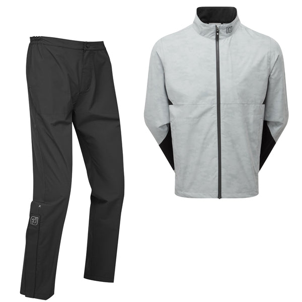 FootJoy HydroLite X Waterproof Suit - Grey Camo/Black