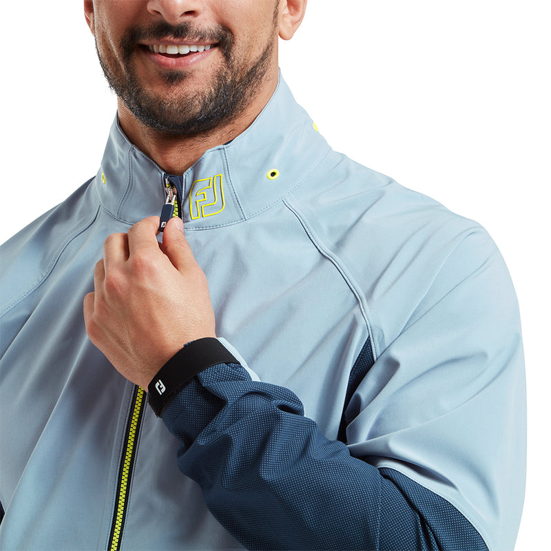 FootJoy HydroTour Waterproof Jacket - Slate/Navy/Primrose