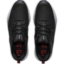 FootJoy Hyperflex Spiked Waterproof Shoes - Black/White/Red