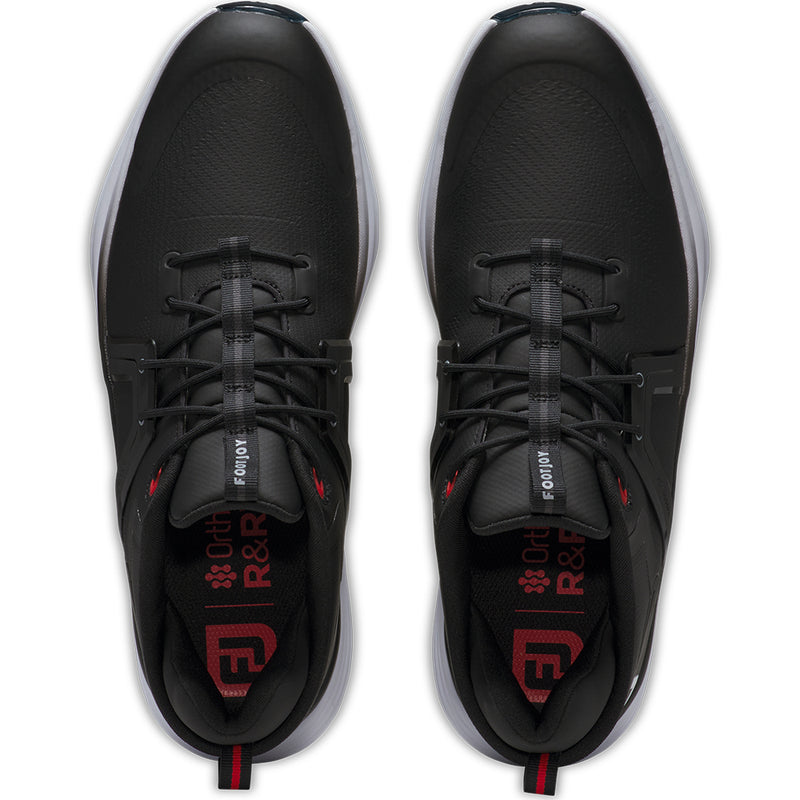 FootJoy Hyperflex Spiked Waterproof Shoes - Black/White/Red