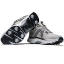 FootJoy Hyperflex Spiked Waterproof Shoes - Grey/White/Charcoal
