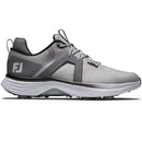 FootJoy Hyperflex Spiked Waterproof Shoes - Grey/White/Charcoal