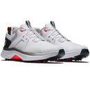 FootJoy Hyperflex Spiked Waterproof Shoes - White/Black/Red