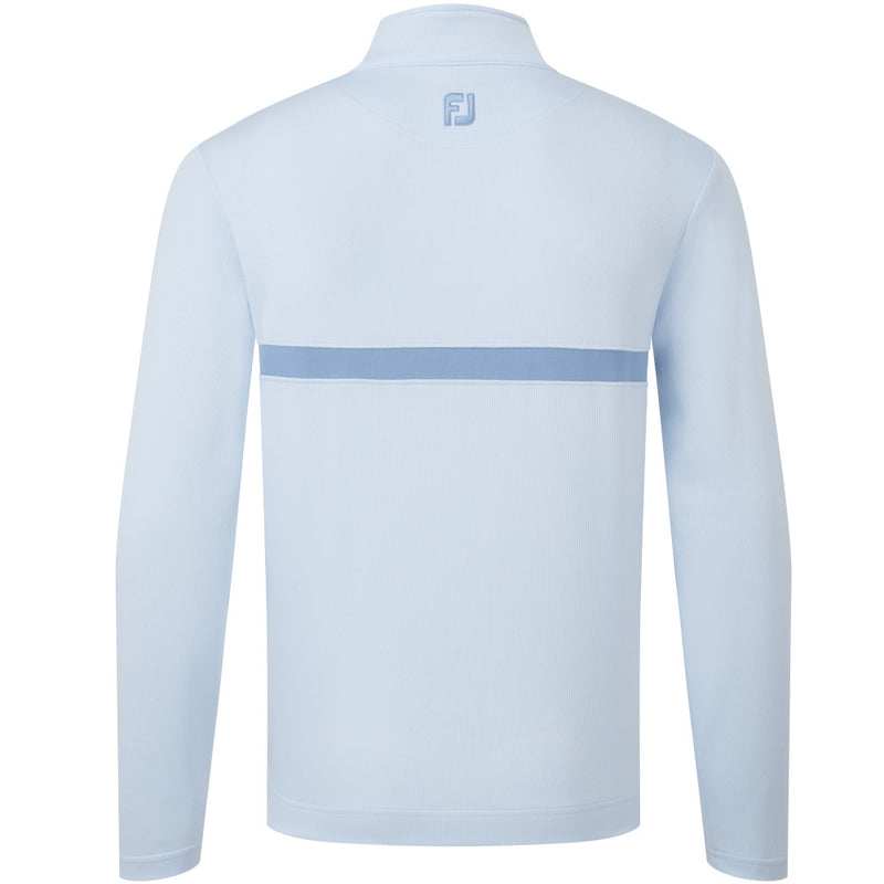 FootJoy Inset Stripe Chillout Pullover - Mist/Storm