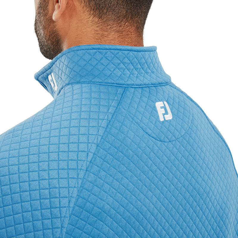 FootJoy Jacquard Thermal 1/4 Zip Chillout - High Tide