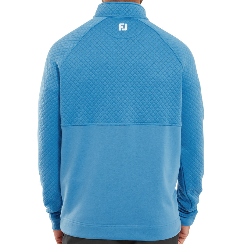 FootJoy Jacquard Thermal 1/4 Zip Chillout - High Tide