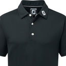 FootJoy Junior Stretch Pique Solid Polo Shirt - Black
