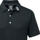 FootJoy Junior Stretch Pique Solid Polo Shirt - Black