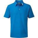 FootJoy Junior Stretch Pique Solid Polo Shirt - Cobalt