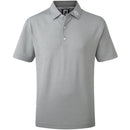 FootJoy Junior Stretch Pique Solid Polo Shirt - Heather Grey