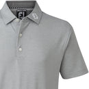 FootJoy Junior Stretch Pique Solid Polo Shirt - Heather Grey