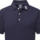 FootJoy Junior Stretch Pique Solid Polo Shirt - Navy