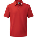 FootJoy Junior Stretch Pique Solid Polo Shirt - Red
