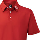 FootJoy Junior Stretch Pique Solid Polo Shirt - Red