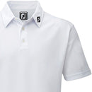 FootJoy Junior Stretch Pique Solid Polo Shirt - White