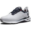FootJoy PRO SLX Spikeless Waterproof Shoes - White/Navy/Red
