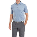 FootJoy Painted Floral Lisle Polo Shirt - Storm