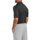 FootJoy Painted Floral Lisle Polo Shirt - Black