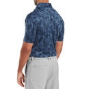 FootJoy Pop Camo Lisle Polo Shirt - Dark Denim
