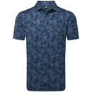 FootJoy Pop Camo Lisle Polo Shirt - Dark Denim