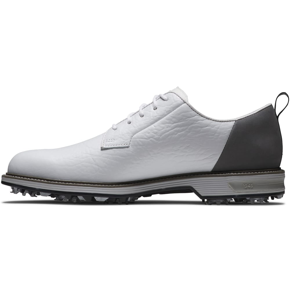 FootJoy Premiere Field LX Waterproof Spiked Shoes - White/Dk.Grey/Grey