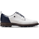 FootJoy Premiere Series Packard Spiked Waterproof Shoes - White/Brown/Navy