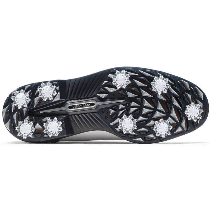 FootJoy Premiere Series Packard Spiked Waterproof Shoes - White/Brown/Navy
