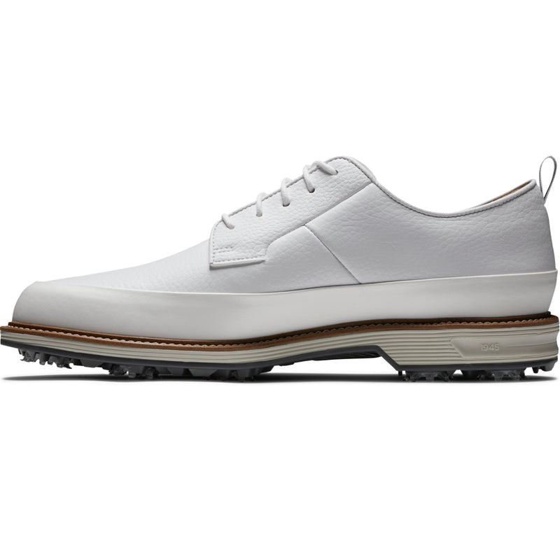 FootJoy Premiere Series Field LX Spiked Waterproof Shoes - White/Grey