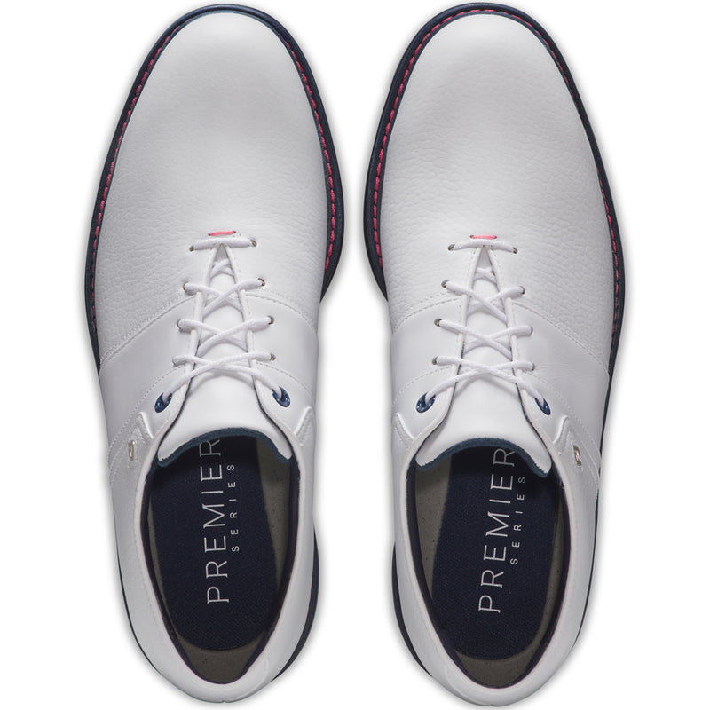FootJoy Packard Spiked Shoes - White/Pink/Navy