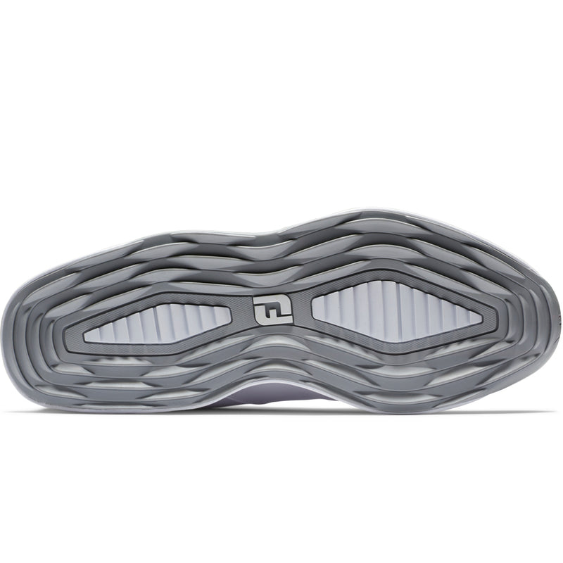 FootJoy Pro Lite Spikeless Waterproof Shoes - White/Grey