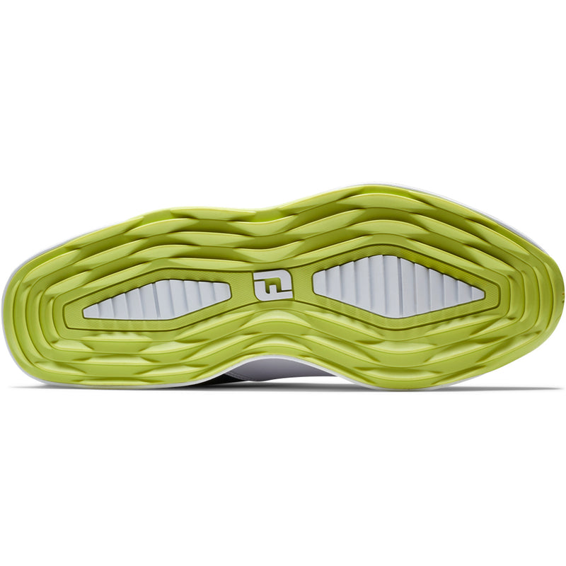 FootJoy Pro Lite Spikeless Waterproof Shoes - White/Navy/Lime