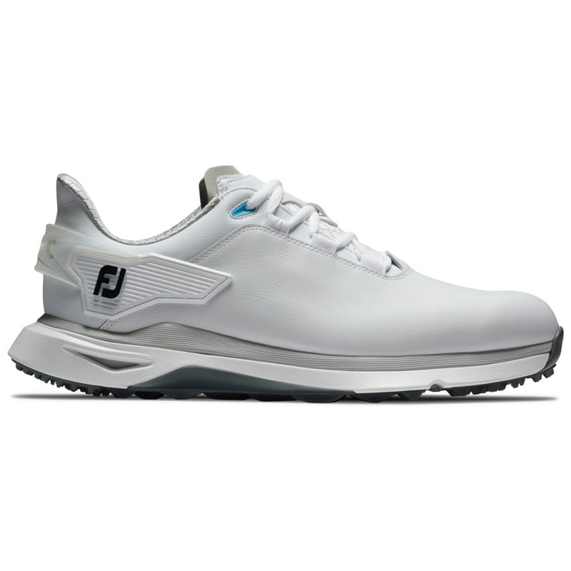 FootJoy Pro SLX Mens Spikeless Waterproof Shoes - White/White/Grey