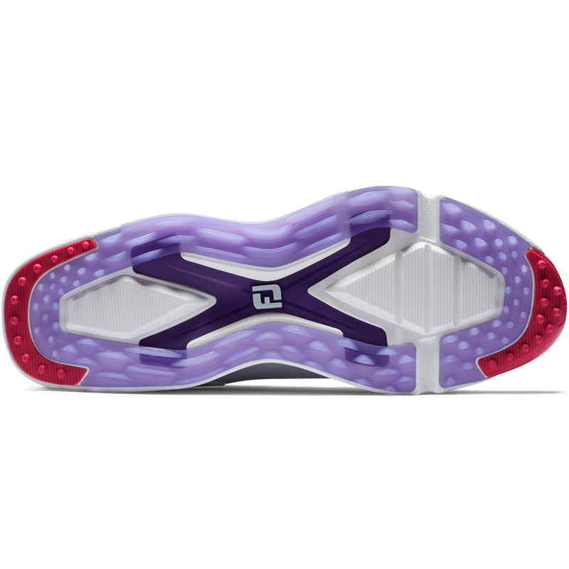 FootJoy Pro SLX Ladies Spikeless Waterproof Shoes - White/Silver/Multi