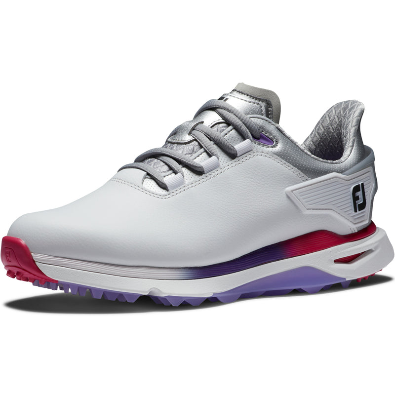 FootJoy Pro SLX Womens Spikeless Waterproof Shoes - White/Silver/Multi